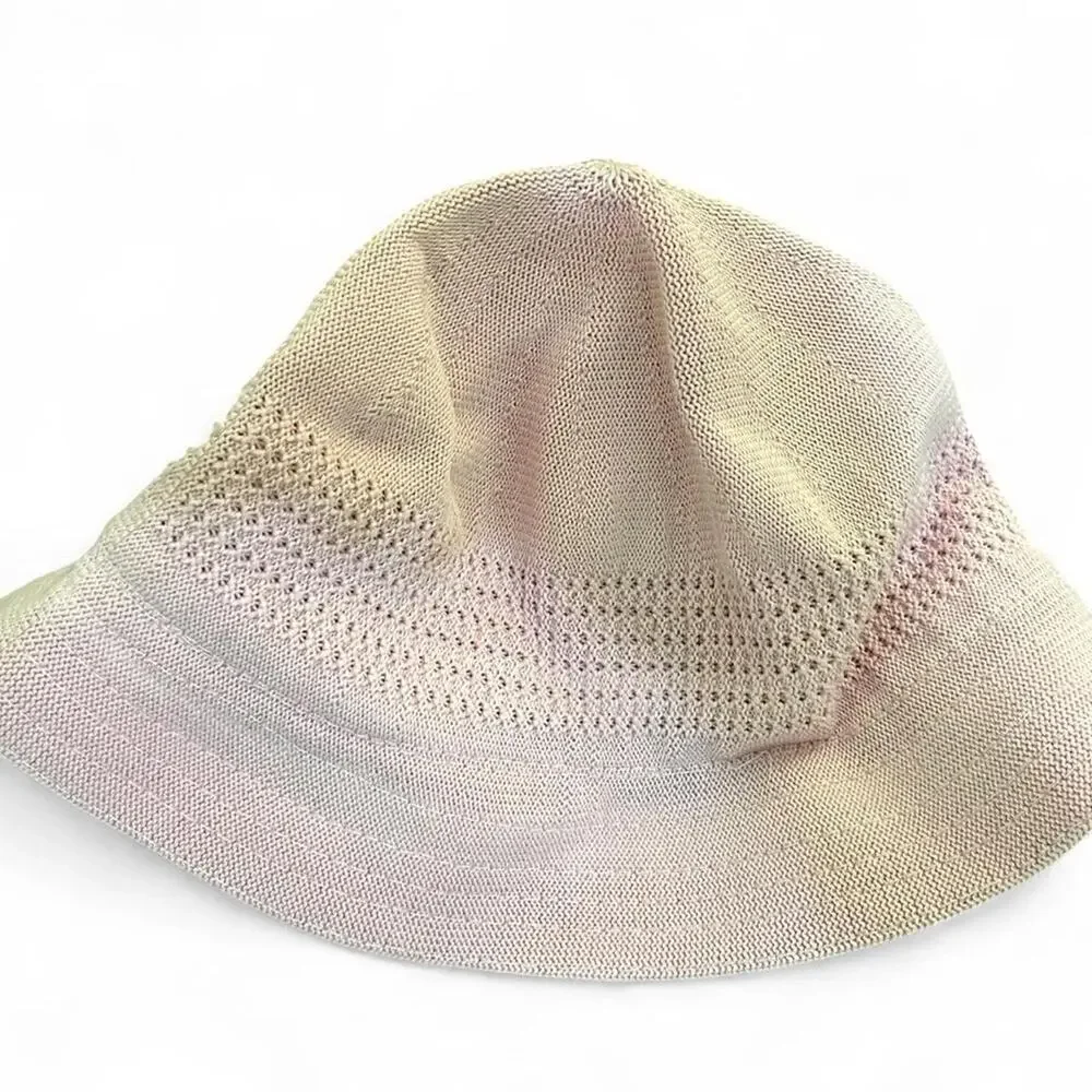 White crochet sun hat with
